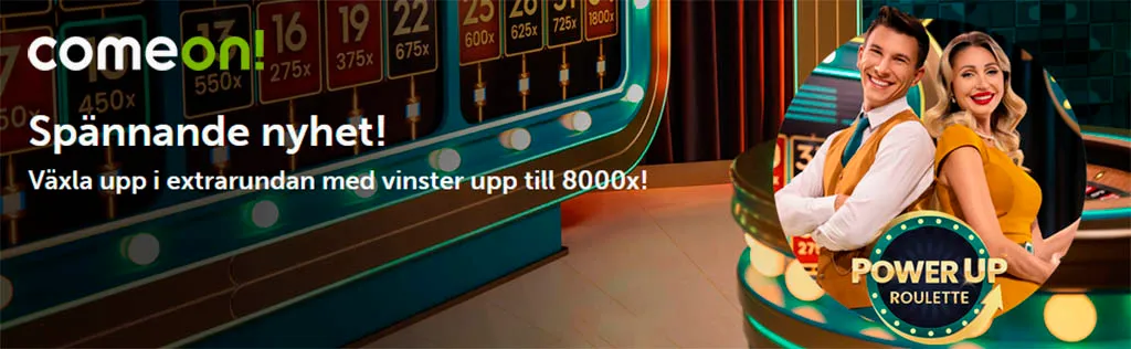 Comeon live casino