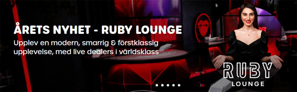 Ruby Lounge hos LylloCasino